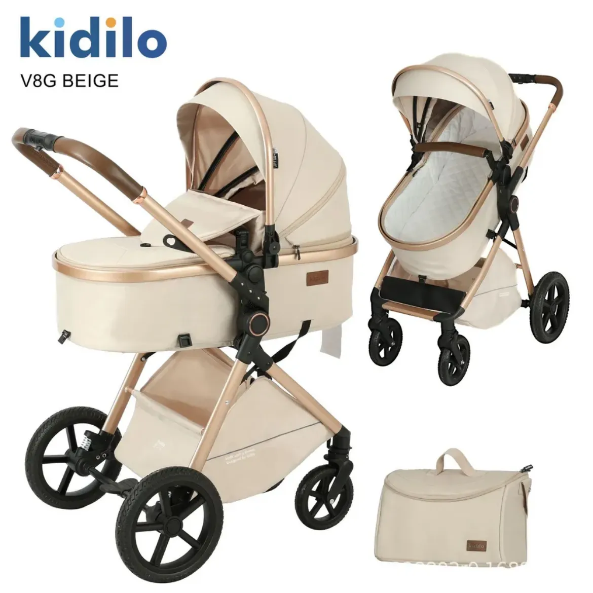 Picture of مجموعة عربة أطفال Kidilo V8G