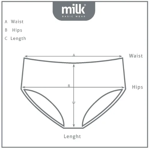 Picture of بريف مطبوع باك 1*3 Milk